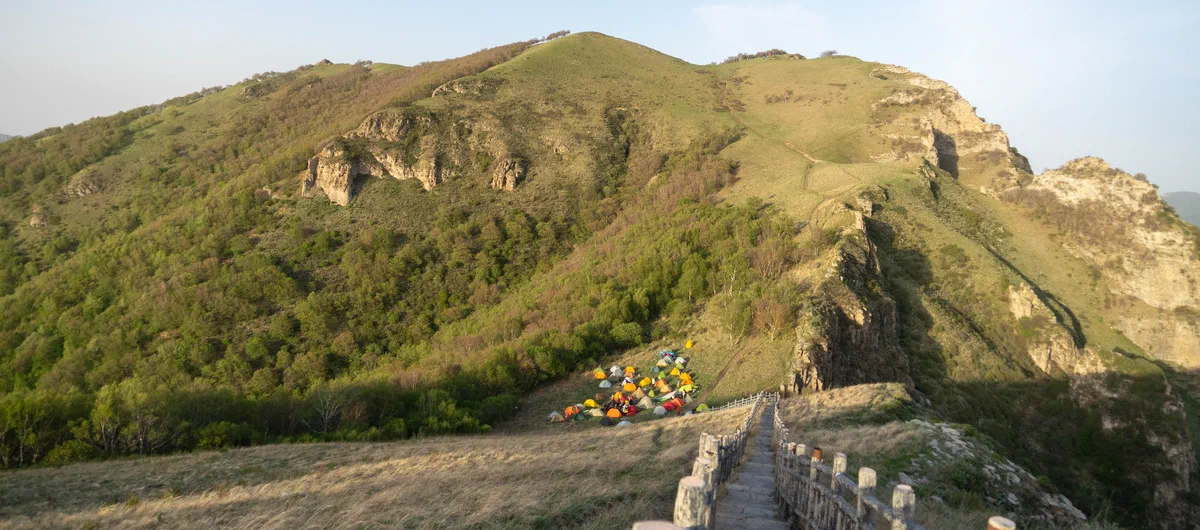 Hiking North Ling Mountain near Beijing